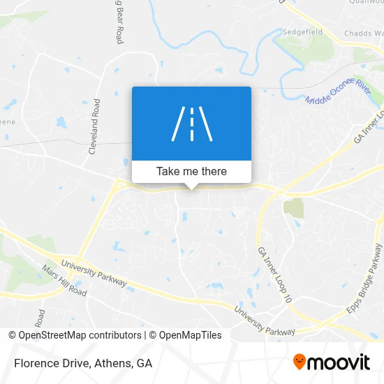 Florence Drive map