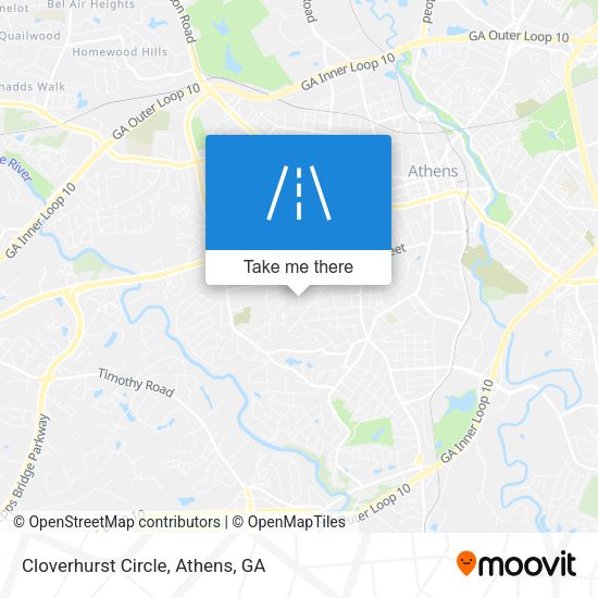 Mapa de Cloverhurst Circle