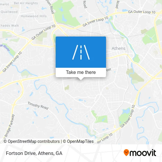 Fortson Drive map