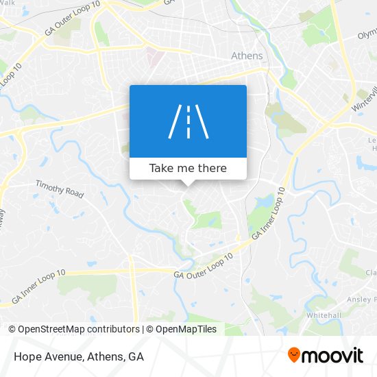 Mapa de Hope Avenue