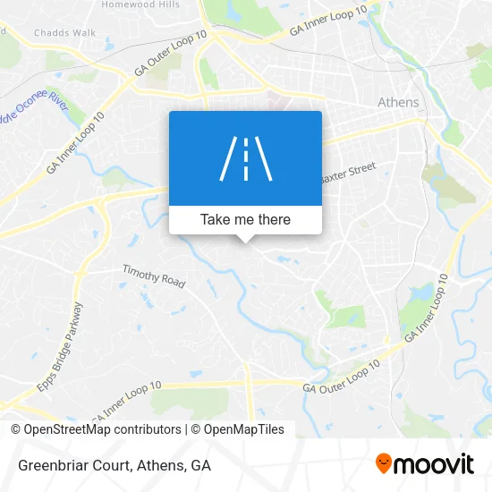 Greenbriar Court map
