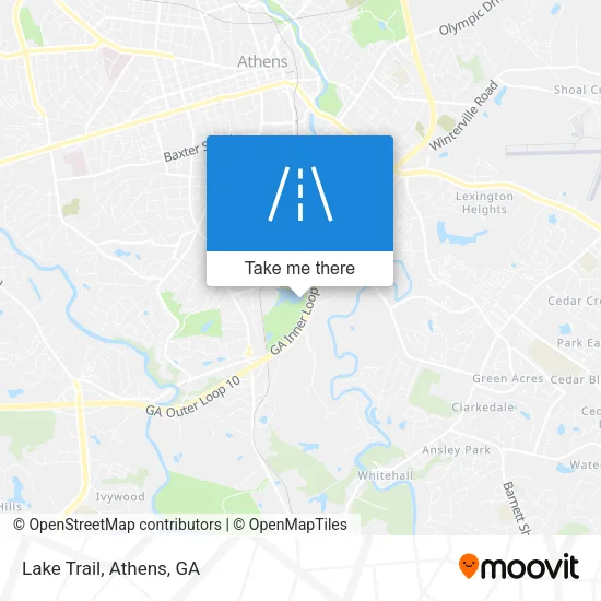 Lake Trail map