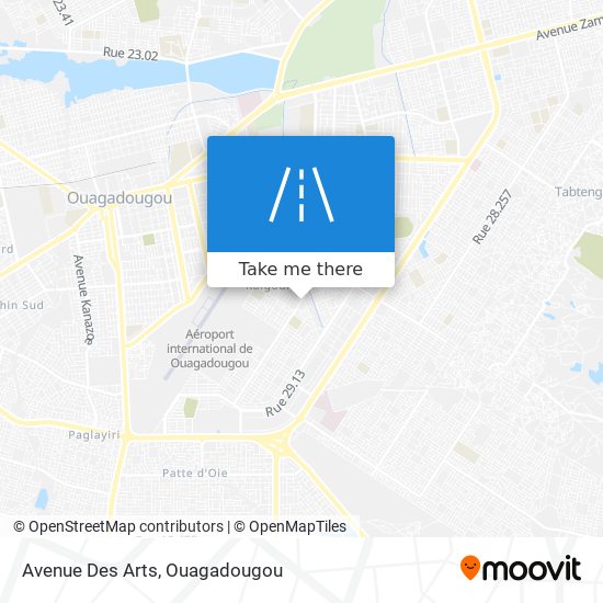 Avenue Des Arts map