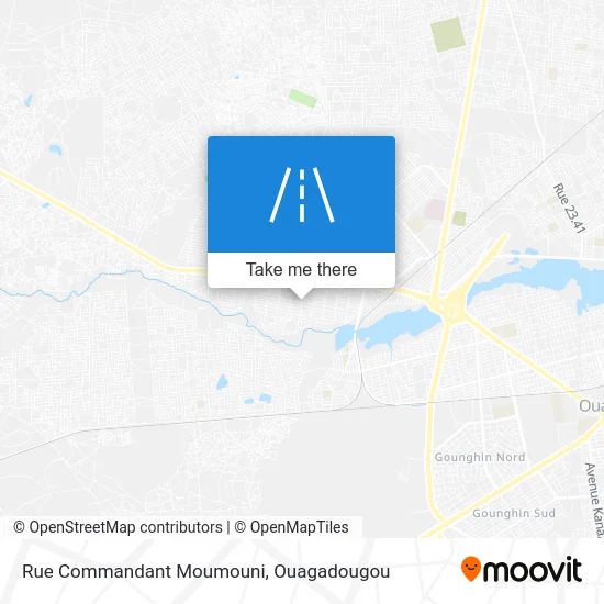 Rue Commandant Moumouni map