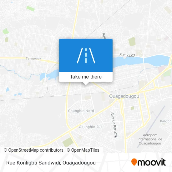 Rue Konligba Sandwidi map