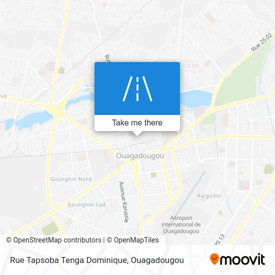 Rue Tapsoba Tenga Dominique map