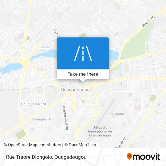 Rue Traore Diongolo map
