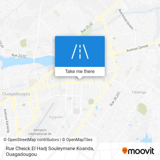 Rue Cheick El Hadj Souleymane Koanda map