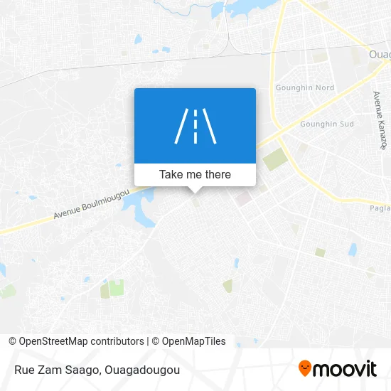 Rue Zam Saago map
