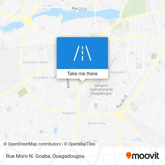 Rue Moro N. Goaba map