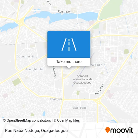 Rue Naba Nedega map