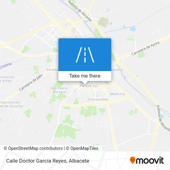 Calle Doctor García Reyes map