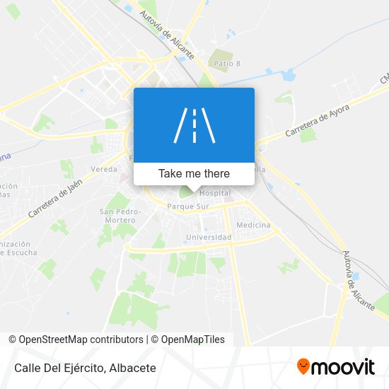 Calle Del Ejército map