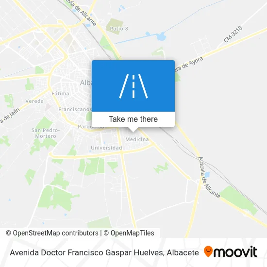 Avenida Doctor Francisco Gaspar Huelves map