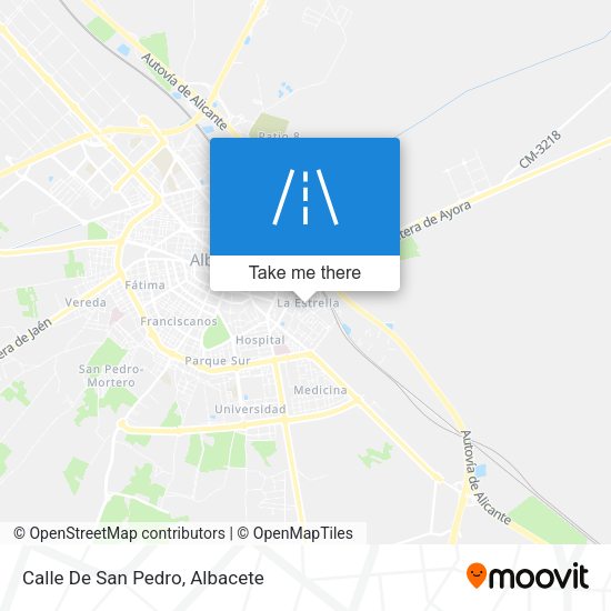 Calle De San Pedro map