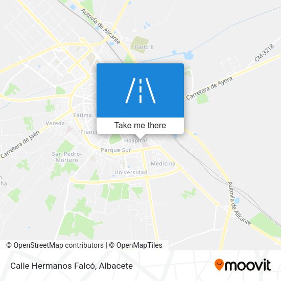Calle Hermanos Falcó map