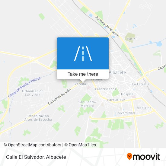Calle El Salvador map