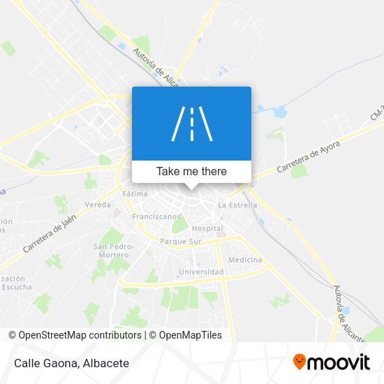 Calle Gaona map