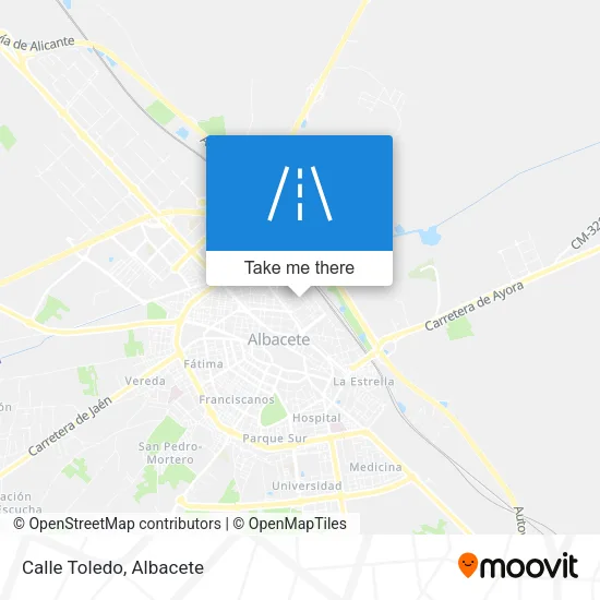 Calle Toledo map