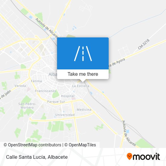 Calle Santa Lucía map