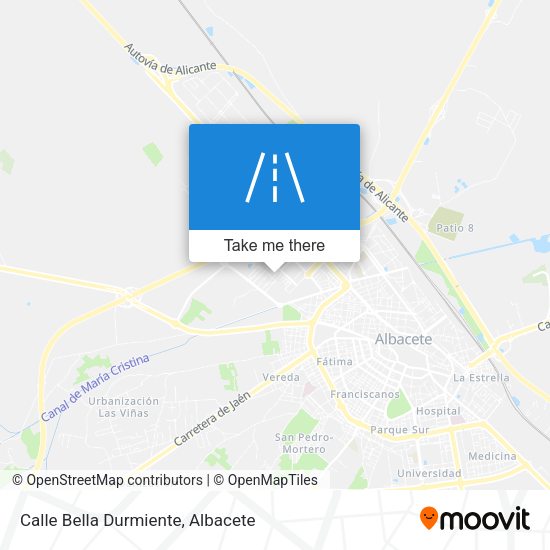 Calle Bella Durmiente map