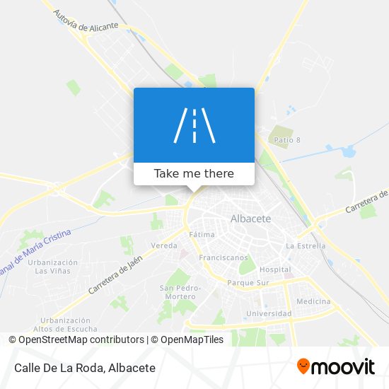 mapa Calle De La Roda