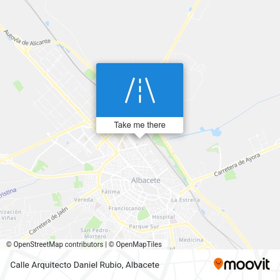 Calle Arquitecto Daniel Rubio map