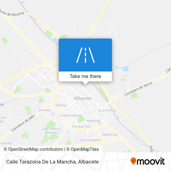 Calle Tarazona De La Mancha map