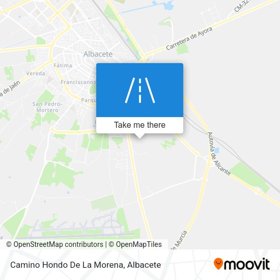 Camino Hondo De La Morena map