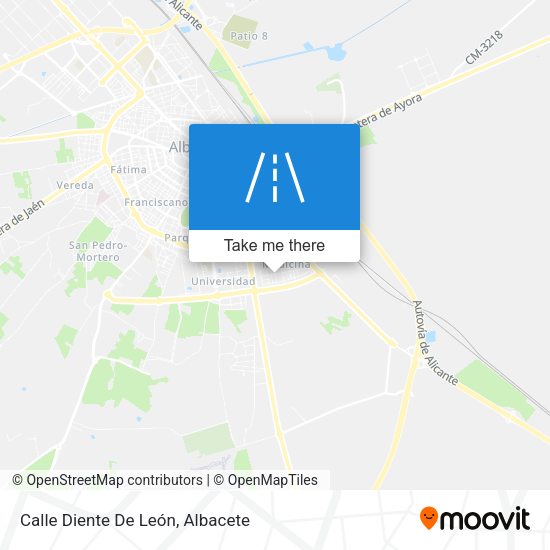 Calle Diente De León map
