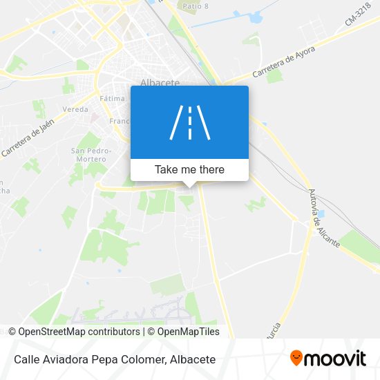 Calle Aviadora Pepa Colomer map