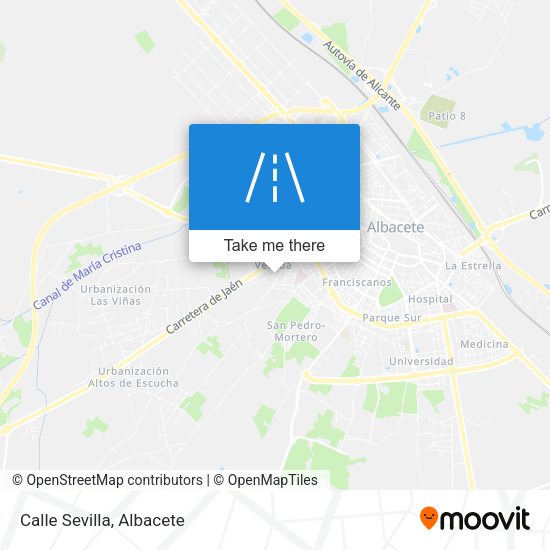 Calle Sevilla map