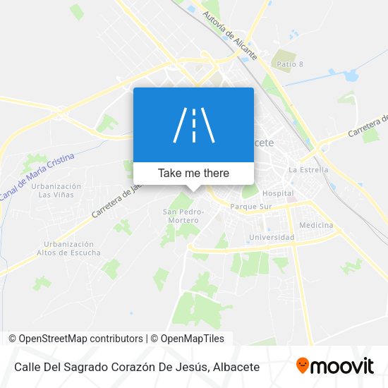 Calle Del Sagrado Corazón De Jesús map