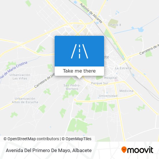 mapa Avenida Del Primero De Mayo