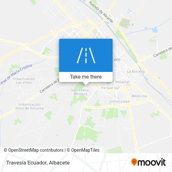 Travesía Ecuador map