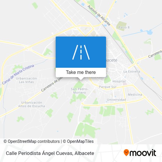 Calle Periodista Ángel Cuevas map