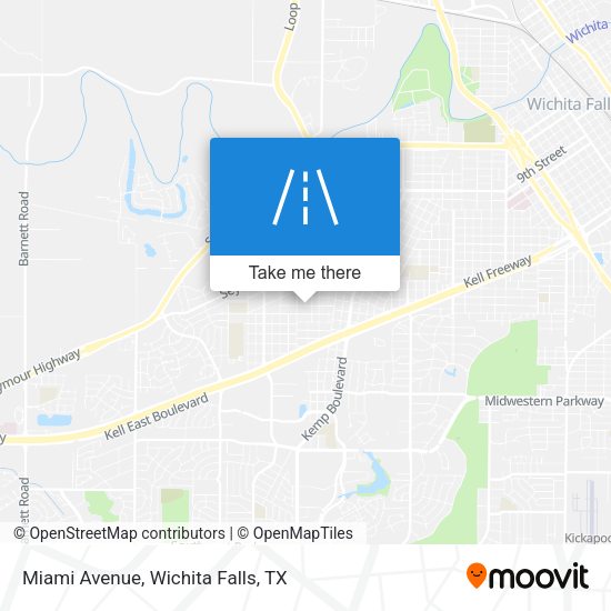 Miami Avenue map