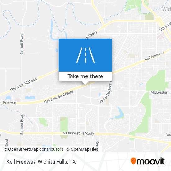 Kell Freeway map