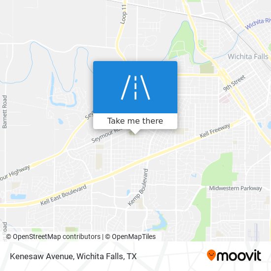 Kenesaw Avenue map