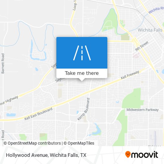 Hollywood Avenue map