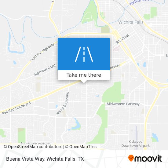 Buena Vista Way map