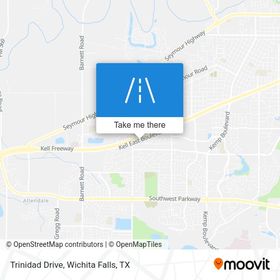 Mapa de Trinidad Drive