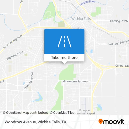 Mapa de Woodrow Avenue