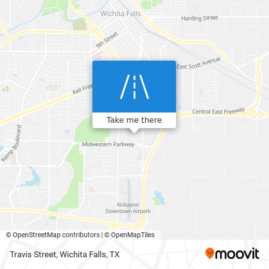 Travis Street map