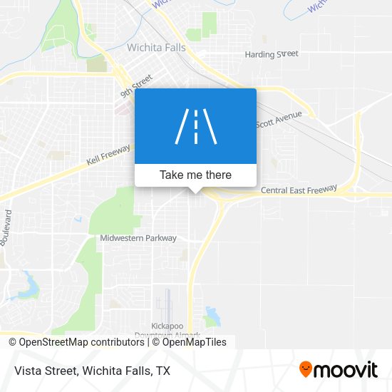Vista Street map