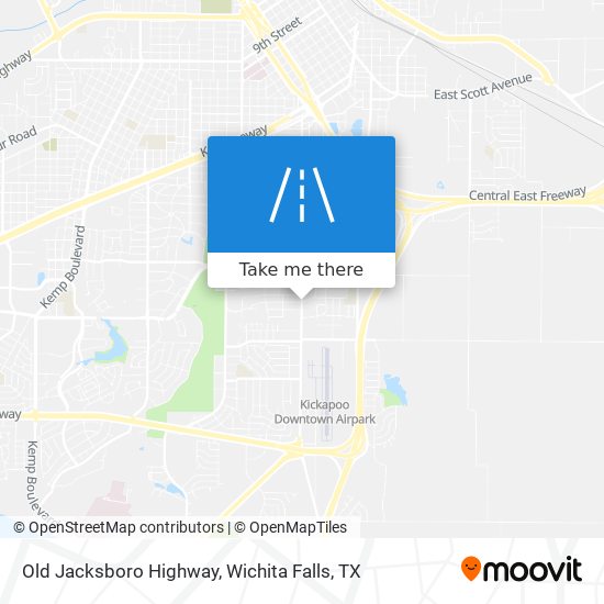 Old Jacksboro Highway map