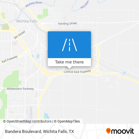 Bandera Boulevard map