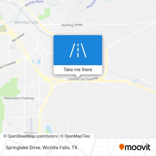 Springlake Drive map