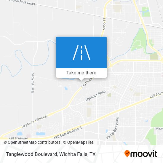 Tanglewood Boulevard map