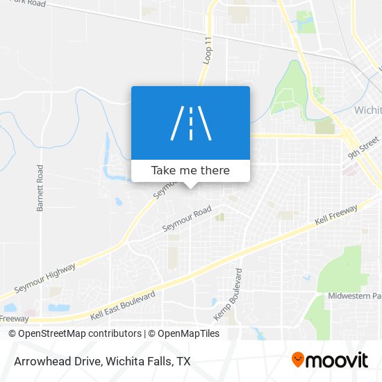 Arrowhead Drive map